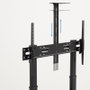 Tooq Narnia FS20500M-B Soporte de Suelo con Ruedas y Armario para TV 60-100 pulgadas